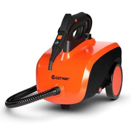 Heavy Duty Household Multipurpose Steam Cleaner with 18 Accessories - Color: Orange - Asmota