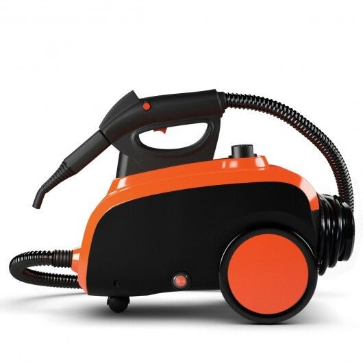 Heavy Duty Household Multipurpose Steam Cleaner with 18 Accessories - Color: Orange - Asmota