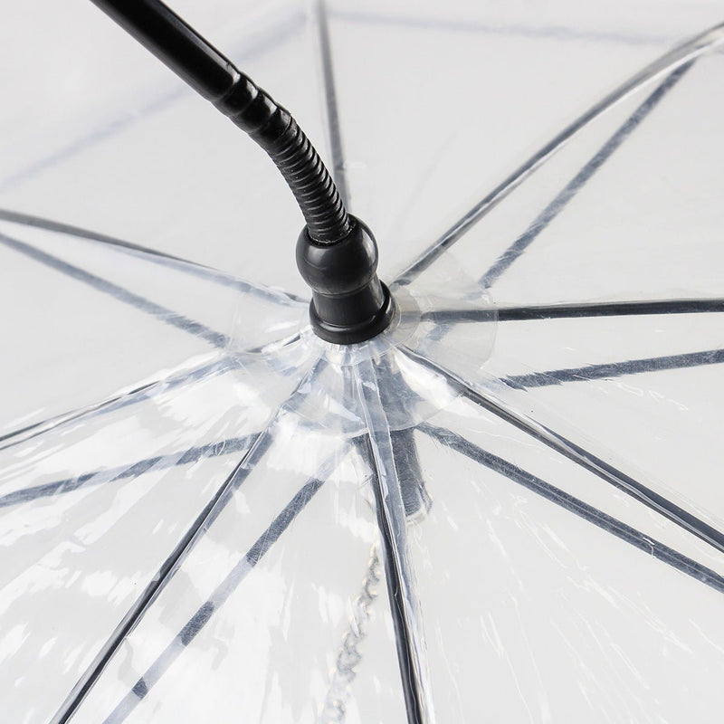 Hot Selling Transparent Pet Supplies Adjustable Pet C Type Umbrella - Asmota