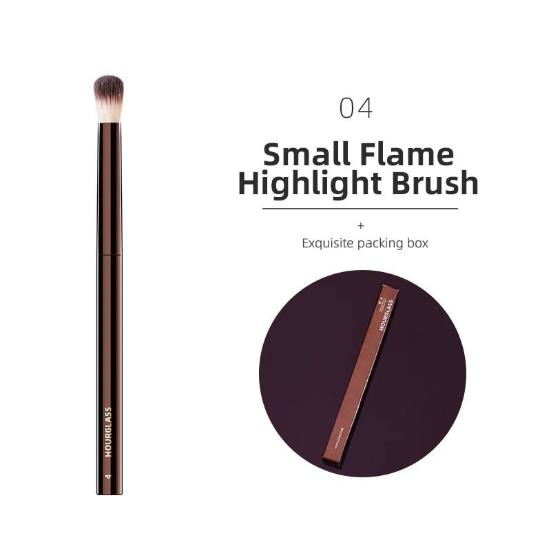 Hourglass Makeup Brushes Powder Foundation Concealer Blusher Bronzer Eye Shadow Eyebrow Eyeliner Sculpting Brush - Asmota