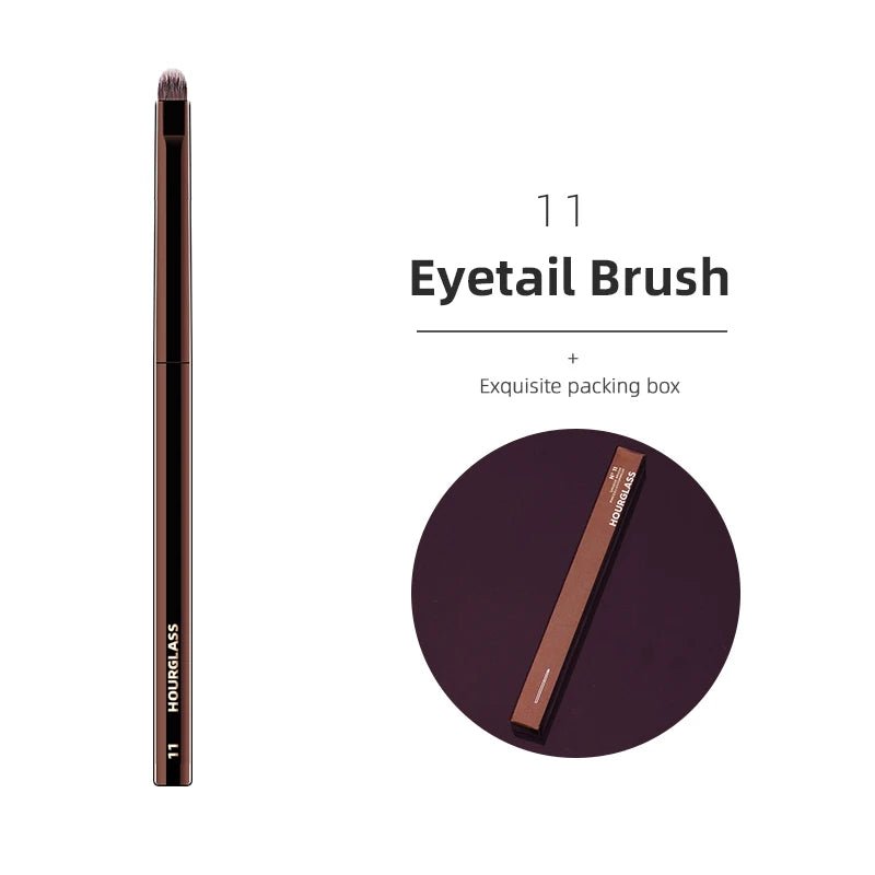 Hourglass Makeup Brushes Powder Foundation Concealer Blusher Bronzer Eye Shadow Eyebrow Eyeliner Sculpting Brush - Asmota