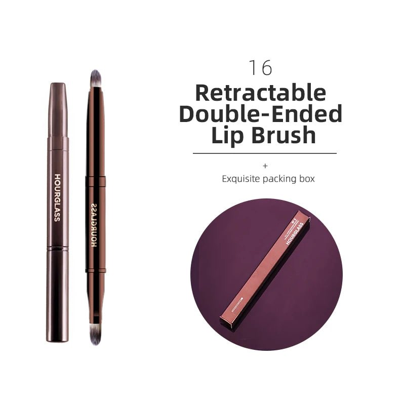Hourglass Makeup Brushes Powder Foundation Concealer Blusher Bronzer Eye Shadow Eyebrow Eyeliner Sculpting Brush - Asmota