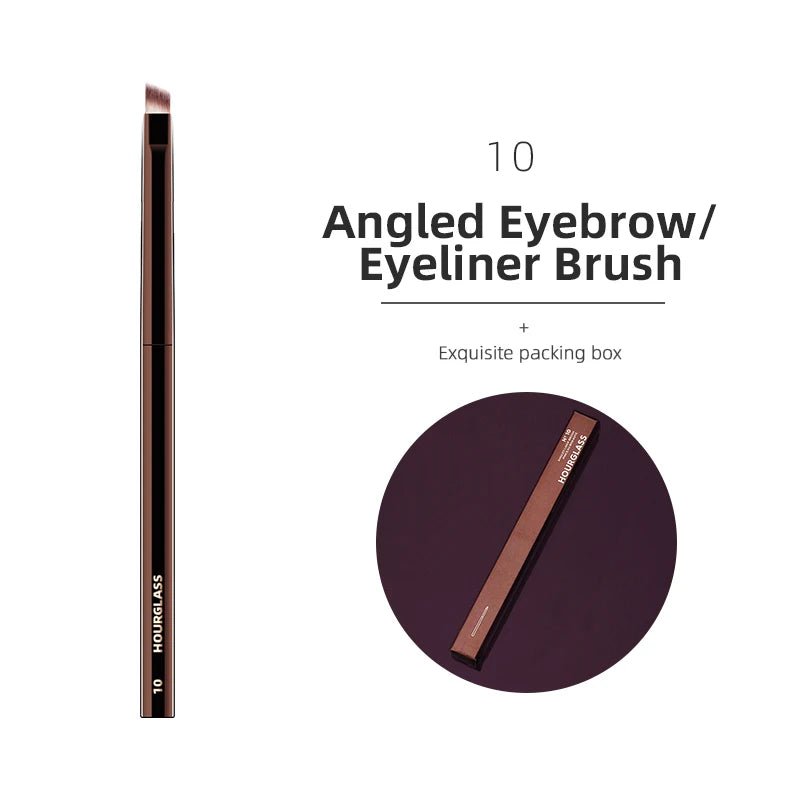 Hourglass Makeup Brushes Powder Foundation Concealer Blusher Bronzer Eye Shadow Eyebrow Eyeliner Sculpting Brush - Asmota