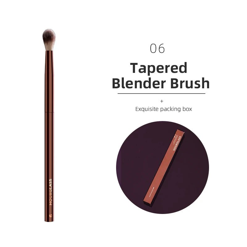 Hourglass Makeup Brushes Powder Foundation Concealer Blusher Bronzer Eye Shadow Eyebrow Eyeliner Sculpting Brush - Asmota