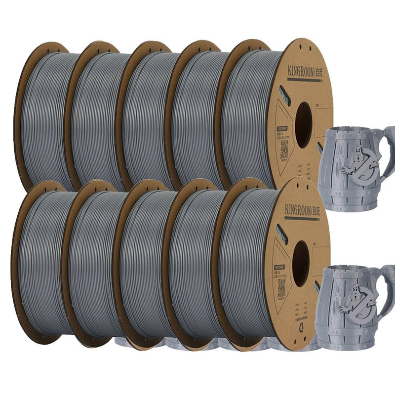 KEEPANG PLA Filament 1.75mm 3D Printer Filament 5/10Rolls 3D Printing Plastic Material 100% No Bubble for FDM 3D Printer MIX - Asmota