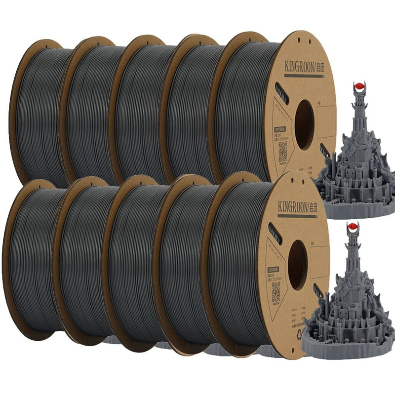 KEEPANG PLA Filament 1.75mm 3D Printer Filament 5/10Rolls 3D Printing Plastic Material 100% No Bubble for FDM 3D Printer MIX - Asmota