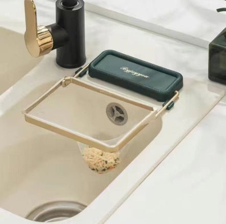 Kitchen Sink Filter Rack Suction Cup Disposable Leftover Leftovers Filter Pocket Kitchen Garbage Drain Rack Sink Strainer Kitchen Gadgets - Asmota