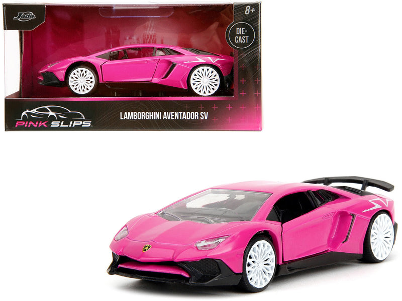 Lamborghini Aventador SV Pink "Pink Slips" Series 1/32 Diecast Model Car by Jada - Asmota