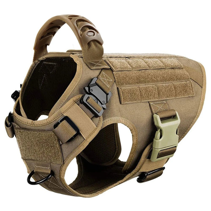 Large Dog Harness And Leash Set Pet German Shepherd Malinois Training Walking Vest Dog Harness And Collar For Medium Large Dogs - Asmota