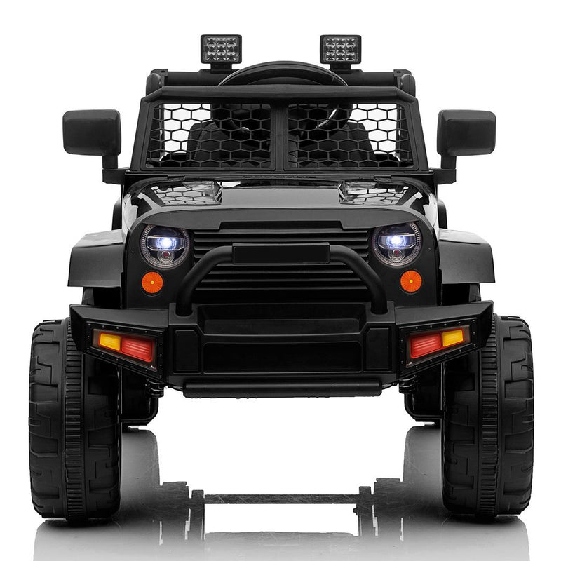 LEADZM Dual Drive 12V 4.5A.h with 2.4G Remote Control Jeep Black - Asmota