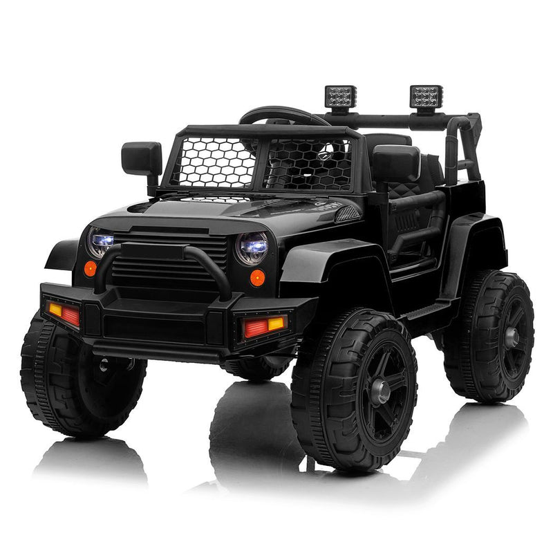 LEADZM Dual Drive 12V 4.5A.h with 2.4G Remote Control Jeep Black - Asmota