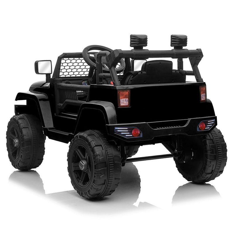 LEADZM Dual Drive 12V 4.5A.h with 2.4G Remote Control Jeep Black - Asmota