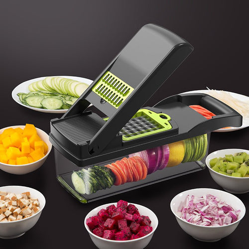 Multifunctional Vegetable Cutter Home Kitchen Slicing And Dicing Fruit Artifact - Asmota