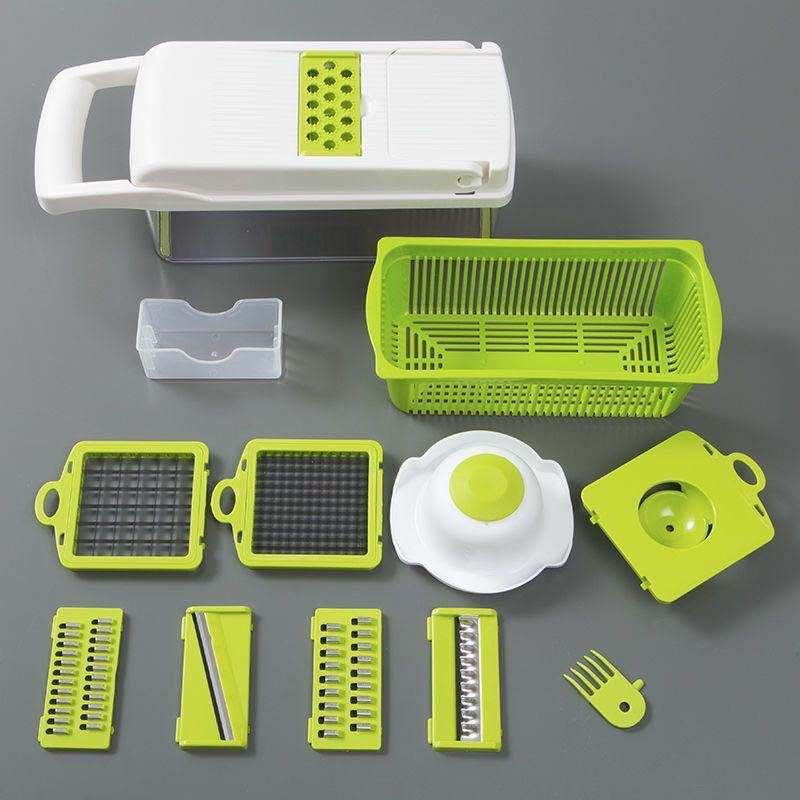 Multifunctional Vegetable Cutter Home Kitchen Slicing And Dicing Fruit Artifact - Asmota
