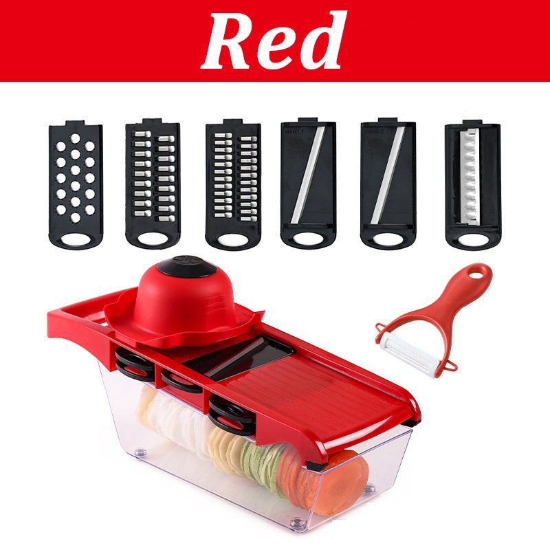 Multifunctional Vegetable Cutter Home Kitchen Slicing And Dicing Fruit Artifact - Asmota
