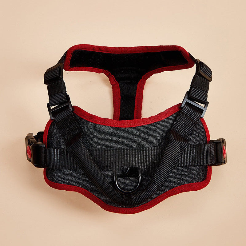 No Pull Dog Harness Reflective Adjustable Soft Padded Pet Vest Harness - Asmota
