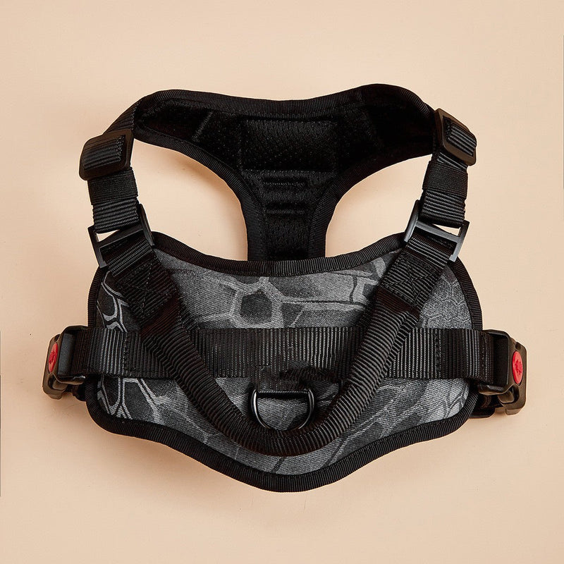 No Pull Dog Harness Reflective Adjustable Soft Padded Pet Vest Harness - Asmota