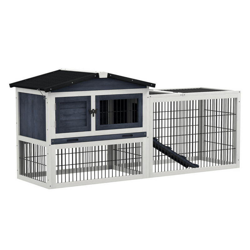 Outdoor Rabbit Hutch - Asmota