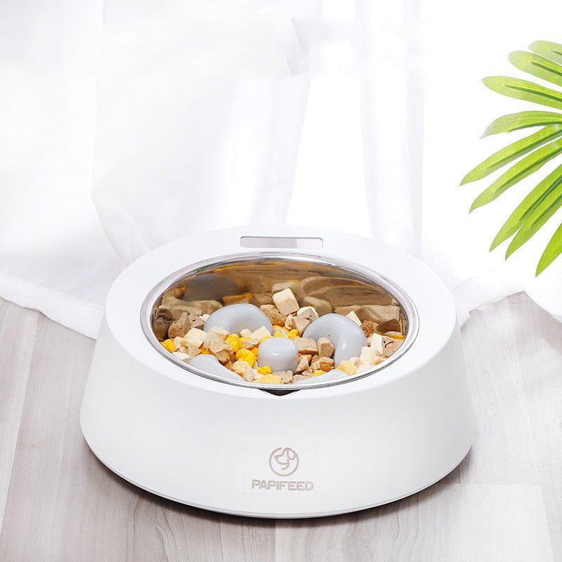 Pet Dog Bowl Slow Feeder Dog Food Bowl Smart Weighing Dog Slow Feeder Cat Pet Feeder - Asmota
