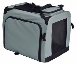 Pet Life 'Hounda Accordion' Metal Framed Soft - Folding Collapsible Dual - Sided Expandable Pet Dog Crate