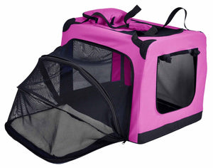 Pet Life 'Hounda Accordion' Metal Framed Soft - Folding Collapsible Dual - Sided Expandable Pet Dog Crate