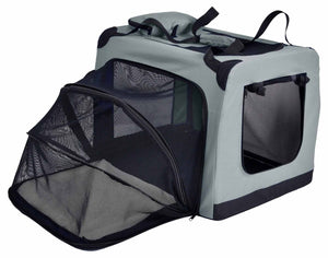 Pet Life 'Hounda Accordion' Metal Framed Soft - Folding Collapsible Dual - Sided Expandable Pet Dog Crate