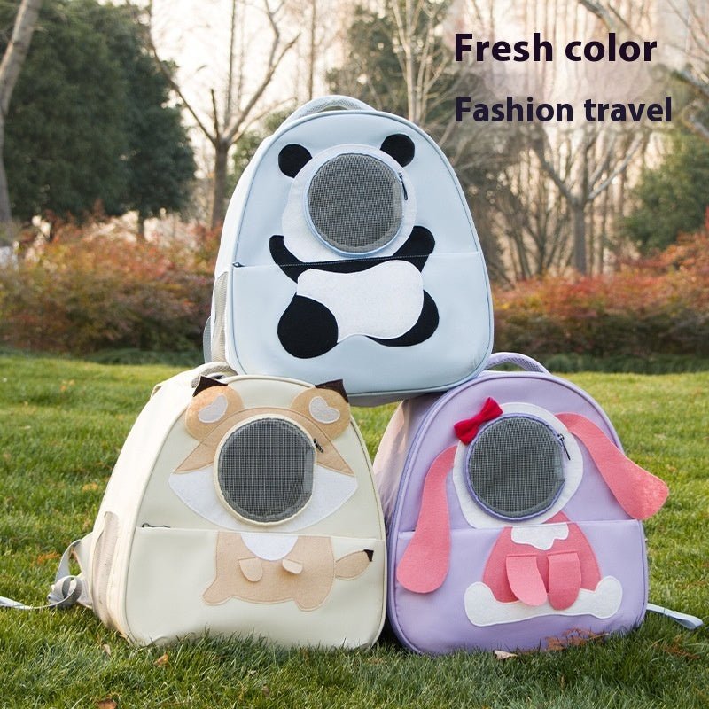 Pet Triangle Cat Bag Breathable Comfortable Portable Large Capacity - Asmota