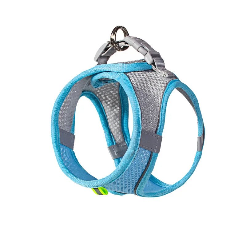 Puppy Harness Set Dog Accessories Adjustable Puppy and Cat Harness Vest French Bulldog Chihuahua Small Dog Collar Pet Leash Dogs - Asmota