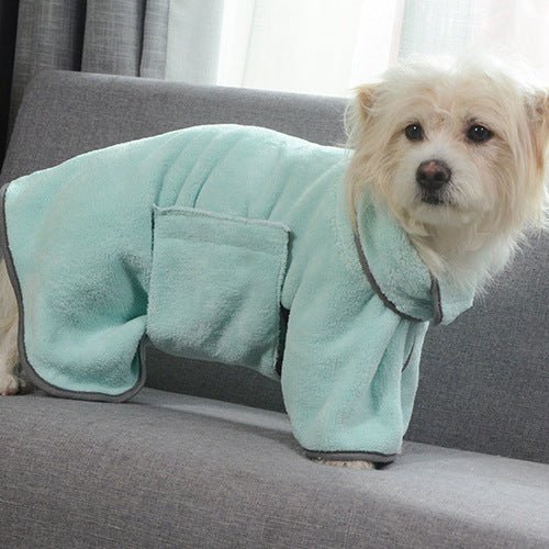 Quick - drying Pet Absorbent Towel Dog Bathrobe Pet Dog Bath Towel For Dogs Cats Microfiber Absorbent Pet Drying Towel Pet Supplies Pet Products - Asmota