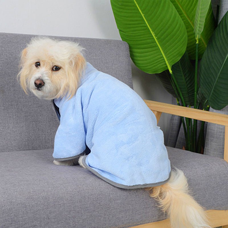 Quick - drying Pet Absorbent Towel Dog Bathrobe Pet Dog Bath Towel For Dogs Cats Microfiber Absorbent Pet Drying Towel Pet Supplies Pet Products - Asmota
