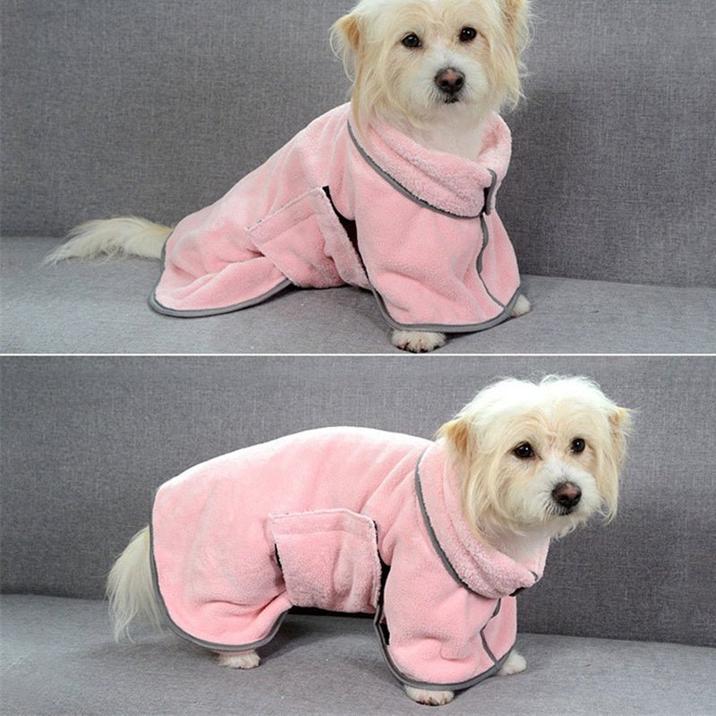 Quick - drying Pet Absorbent Towel Dog Bathrobe Pet Dog Bath Towel For Dogs Cats Microfiber Absorbent Pet Drying Towel Pet Supplies Pet Products - Asmota