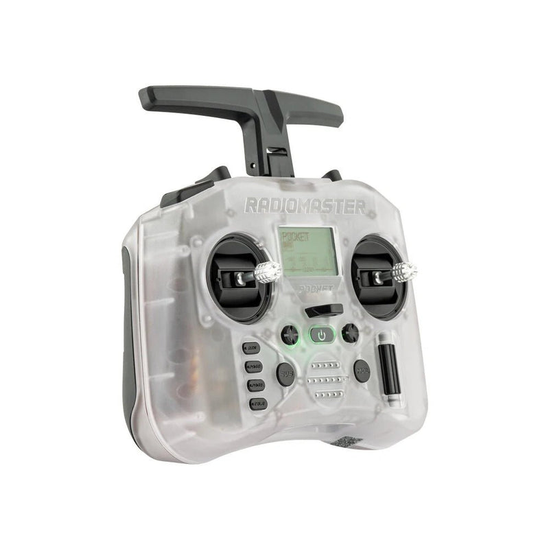 RadioMaster Pocket 2.4GHz 16CH ELRS/CC2500 Hall Gimbals EdgeTX System Radio Controller Built - in LED Lights Transmitter for FPV RC Racer Drone - Asmota