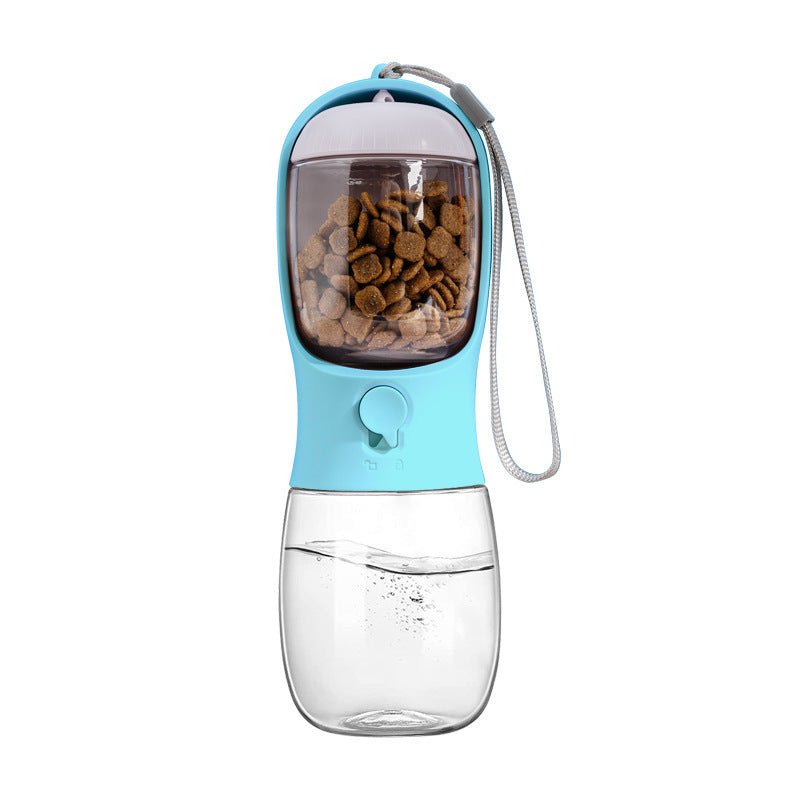 Ravel Puppy Water Bowl Dog Water Bottle With Food Container Portable Pet Dispenser Dog Stuff Accessories Items Puppy Essentials Necessities For Yorkie Chihuahua Cat Walking And Hiking - Asmota
