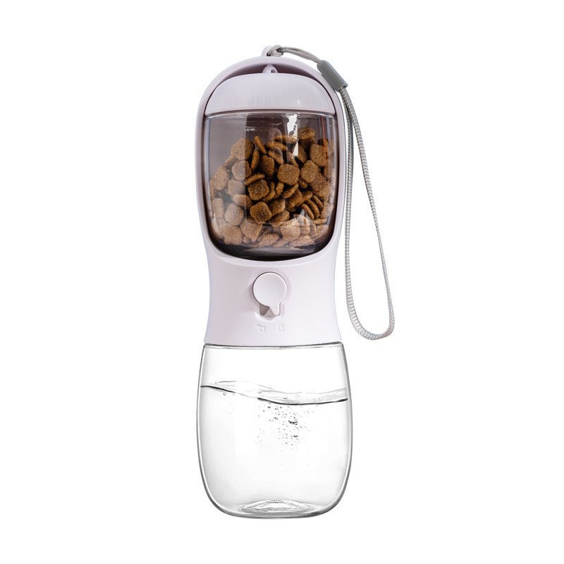 Ravel Puppy Water Bowl Dog Water Bottle With Food Container Portable Pet Dispenser Dog Stuff Accessories Items Puppy Essentials Necessities For Yorkie Chihuahua Cat Walking And Hiking - Asmota