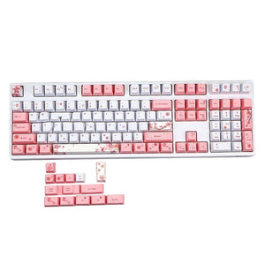 Sakura Keycap Key OEM Height Five - sided Sublimation Keycap