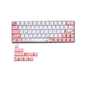 Sakura Keycap Key OEM Height Five - sided Sublimation Keycap