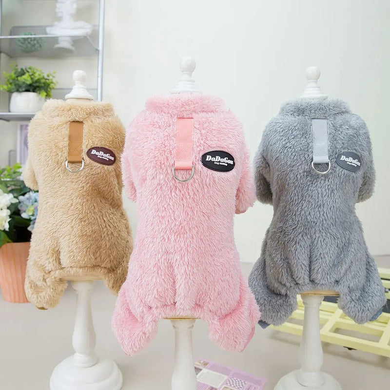 Soft Coral Fleece Pet Clothes Warm Dog Vest Coat Cute Puppy Sweater Cat Apparel For Chihuahua Yorkie Terrier Shih Tzu Pet Outfit - Asmota