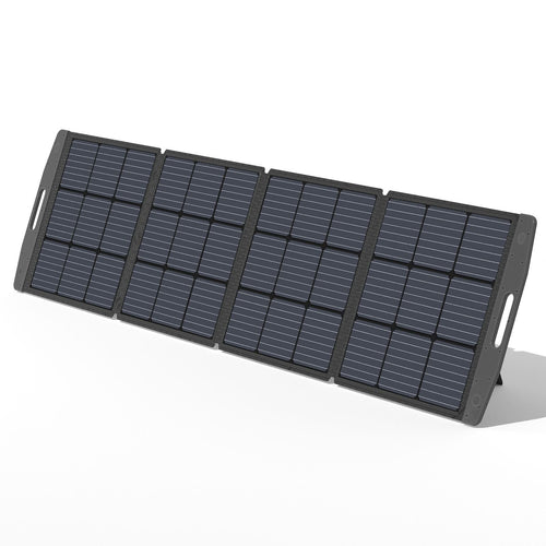 Solar Panel, Foldable Portable Solar Panel Battery Charger Kit with Adjustable Kickstand, Wire Storage Bag, MC4 Cable, IP67 Waterproof for Portable Power Station Camping Tent Home Off - Grid RV (200W)