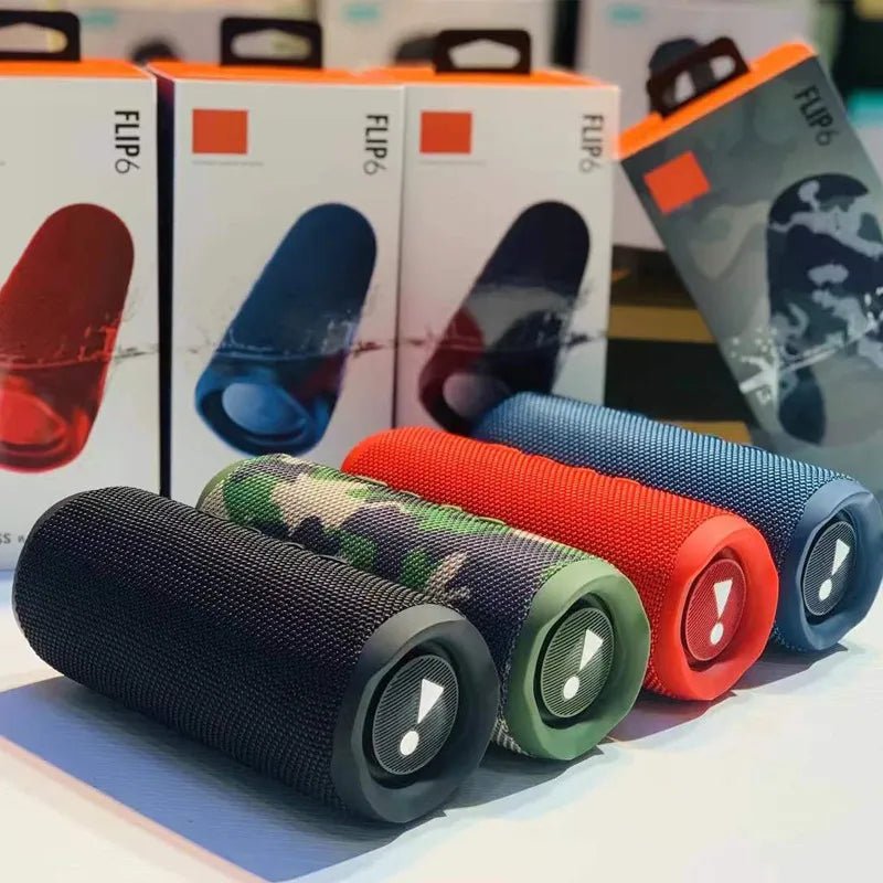 speaker flip 6 Outdoor Sports Waterproof Portable Subwoofer Bass Wireless BT 5.1 Speaker with TF USB FM Local Warehouse - Asmota