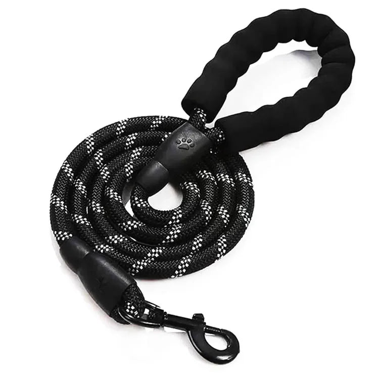 Strong Dog Leash Pet Leashes Reflective Leash For Big Small Medium Dog Leash Drag Pull Tow Golden Retriever - Asmota