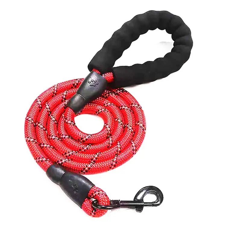 Strong Dog Leash Pet Leashes Reflective Leash For Big Small Medium Dog Leash Drag Pull Tow Golden Retriever - Asmota