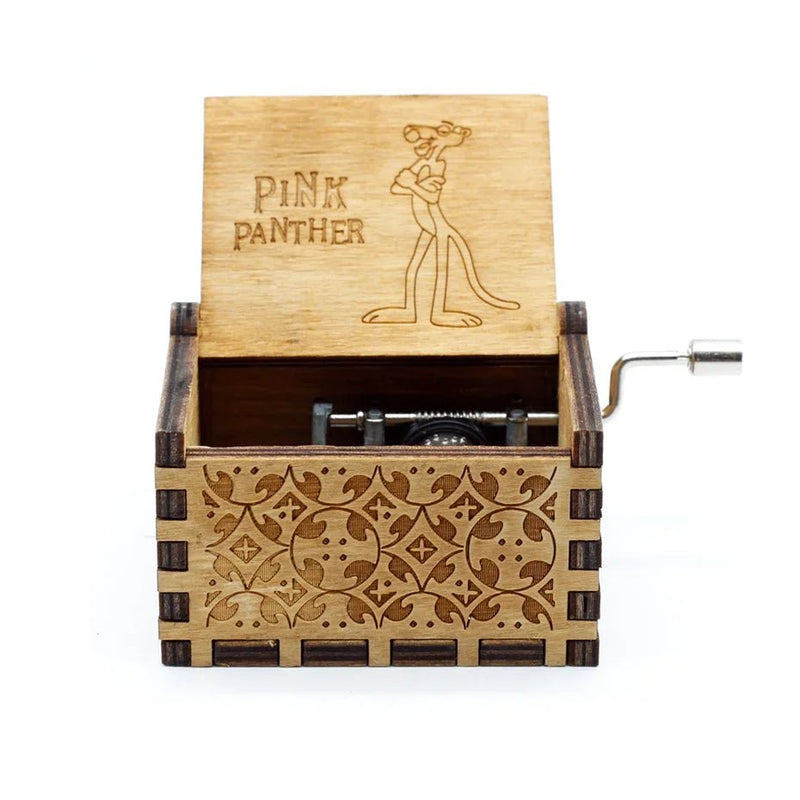 Theme Music Box Wooden Hand Cranked Queen Jurassic Park Neverland Casket caja musical Valentine's Day Birthday Holiday Gifts - Asmota