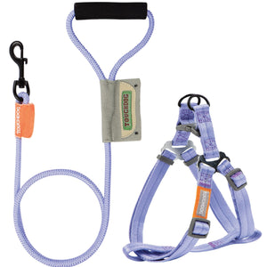 Touchdog 'Macaron' 2 - in - 1 Durable Nylon Dog Harness and Leash