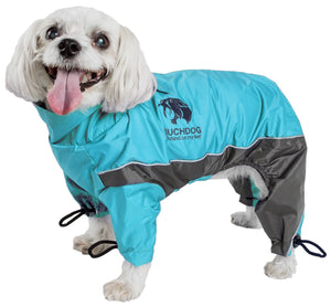 Touchdog Quantum - Ice Full - Bodied Adjustable and 3M Reflective Dog Jacket w/ Blackshark Technology