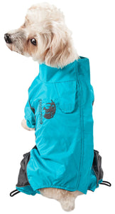 Touchdog Quantum - Ice Full - Bodied Adjustable and 3M Reflective Dog Jacket w/ Blackshark Technology
