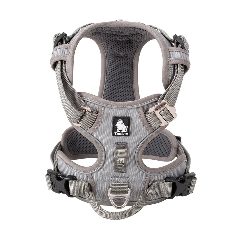 TRUE LOVE Pet Harness No Pull Nylon Reflective Dog Harness Adjustable Comfortable Control Step - in Brilliant Truelove TLH5654 - Asmota