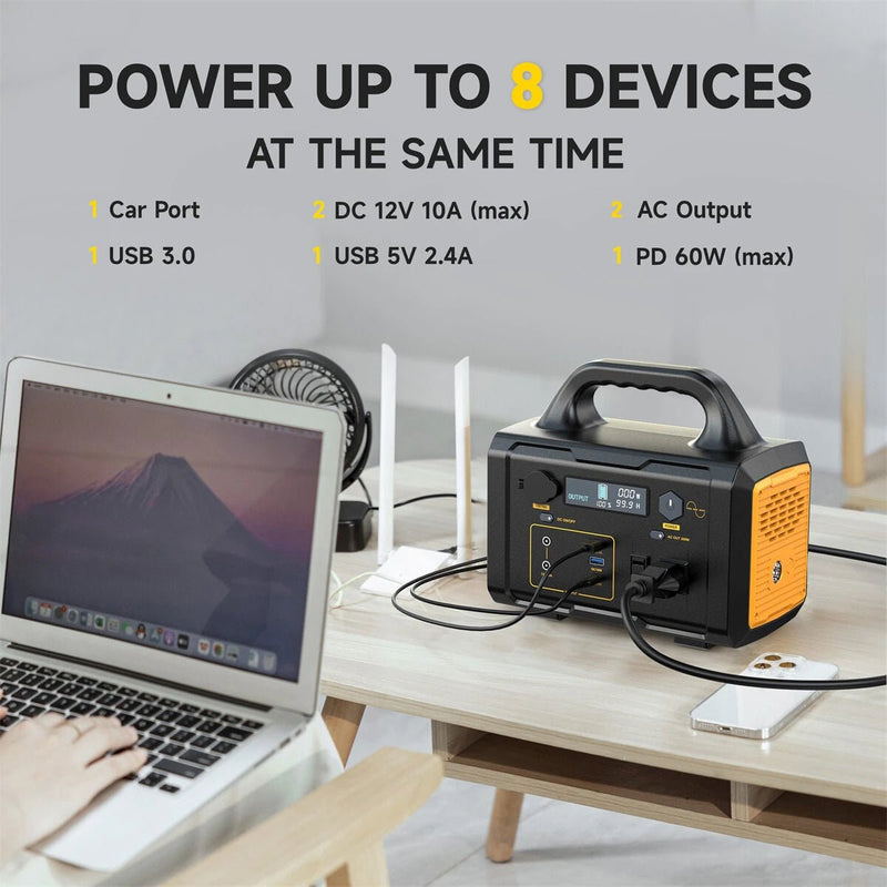 [USA Direct]PYS - PEG 300W/600W/1000W 299.5Wh/655Wh/1024Wh Portable Outdoor Power Station with Flashlight Digital Display Backup Power Supply with AC/DC/USB/PD Output for Outdoors Camping Travel Emergency - Asmota