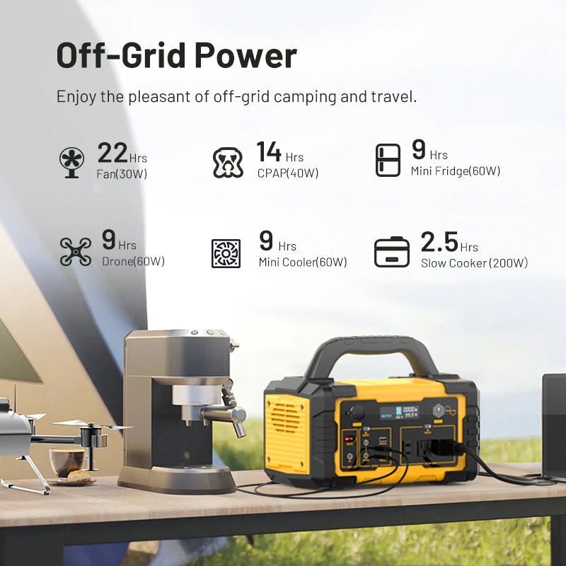 [USA Direct]PYS - PEI 300W/600W/1000W 299.5Wh/655Wh/1024Wh Outdoors Portable Power Station with Flashlight Digital Display Backup Lithium Battery Power Supply with AC/DC/USB/PD Type - C Outlet Generator for RV Camping Traveling Emergency - Asmota