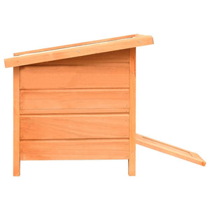 vidaXL Cat House Brown and Green Solid pine/fir wood, powder - coated iron