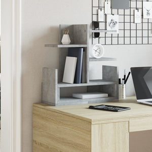 vidaXL Desk Organiser Concrete Grey 19.3x7.9x20.7" Engineered wood